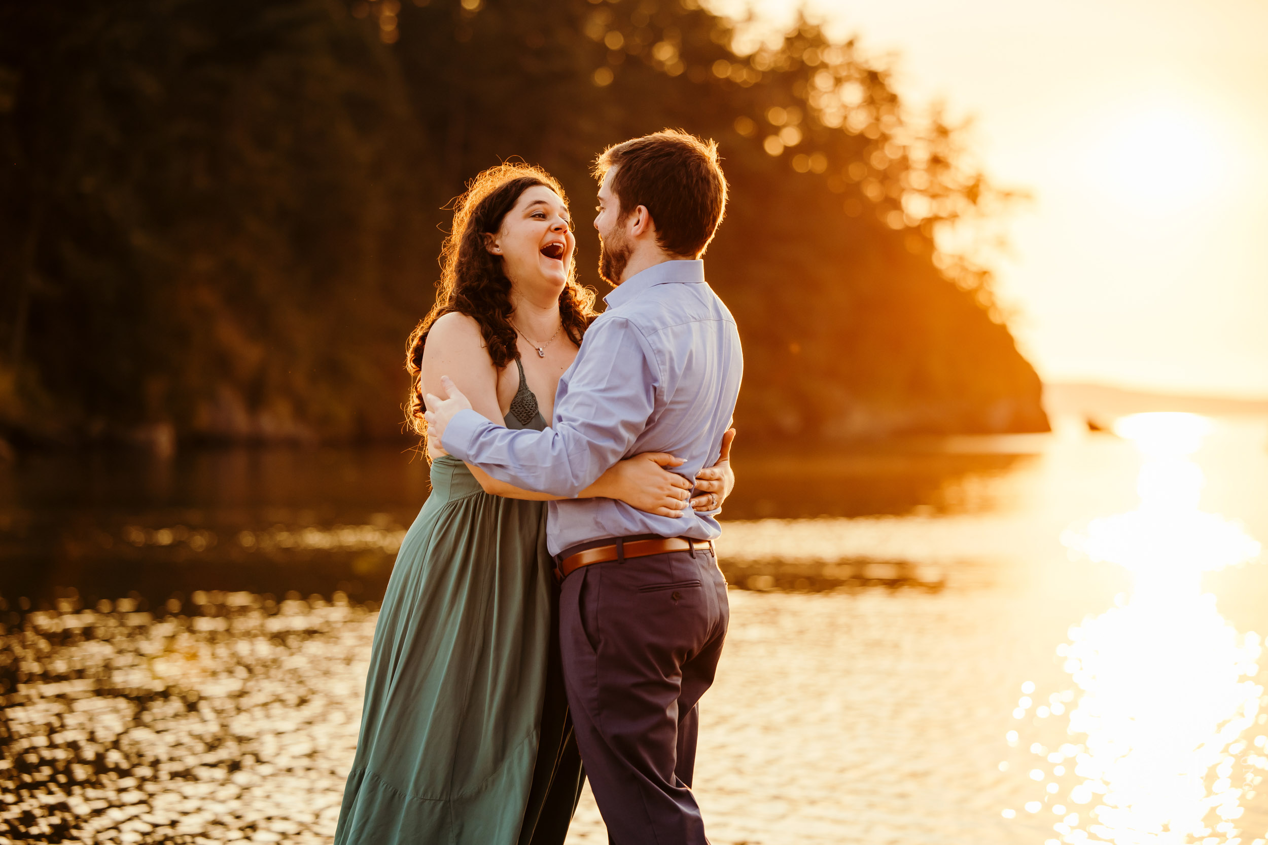 Washington Coast adventure engagement session by Seattle wedding photographer James Thomas Long Photography
