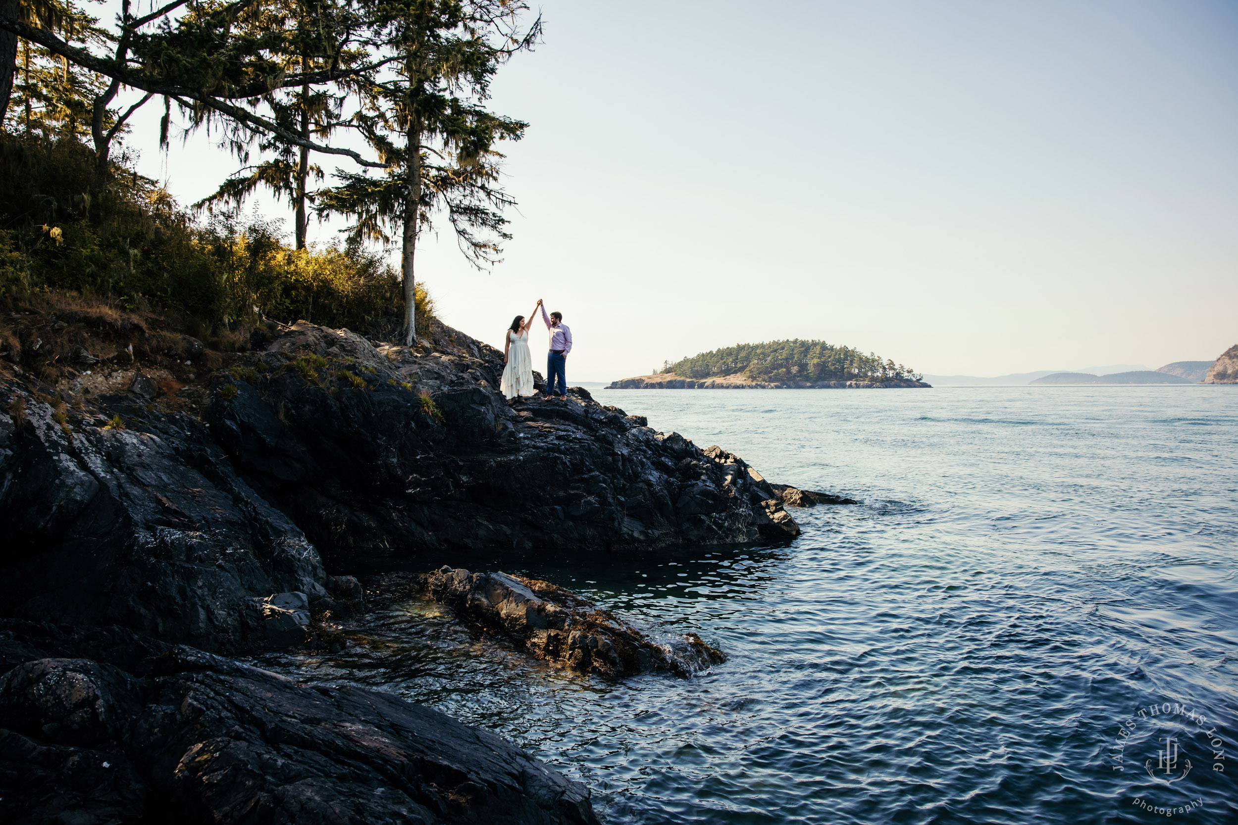 Washington Coast adventure engagement session by Seattle wedding photographer James Thomas Long Photography