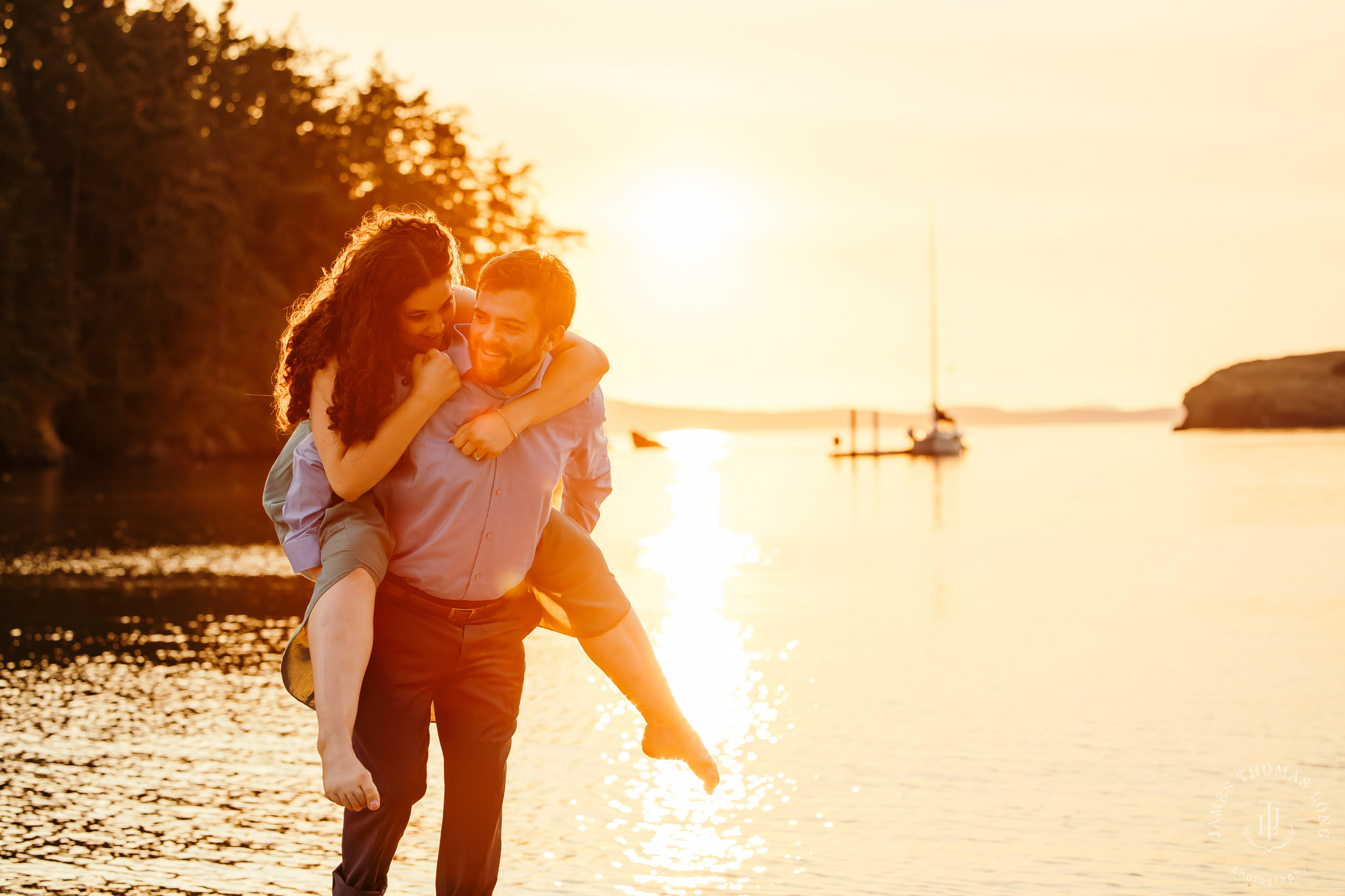 Washington Coast adventure engagement session by Seattle wedding photographer James Thomas Long Photography