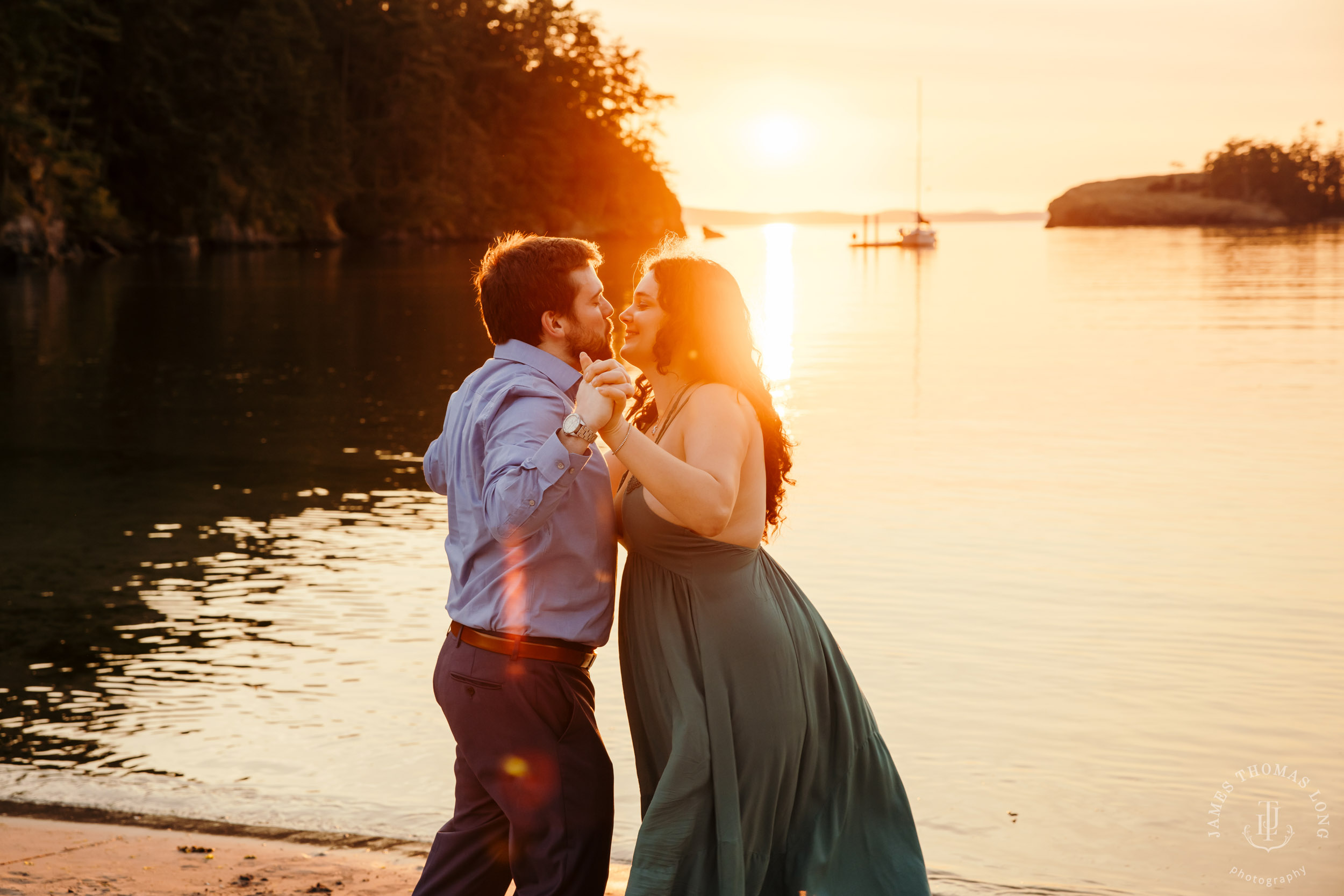 Washington Coast adventure engagement session by Seattle wedding photographer James Thomas Long Photography