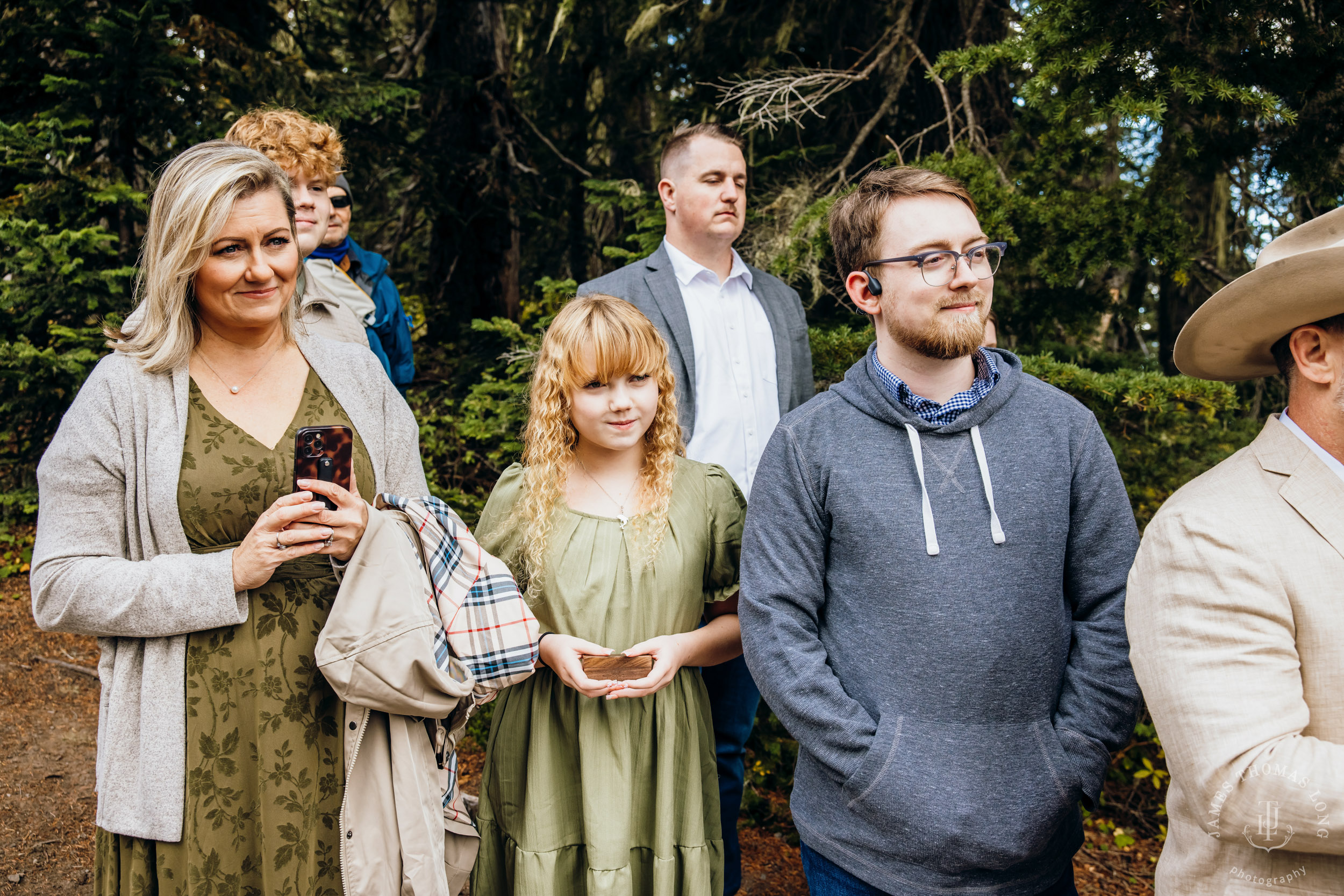Mount Rainier elopement by Seattle adventure wedding photographer James Thomas Long Photography