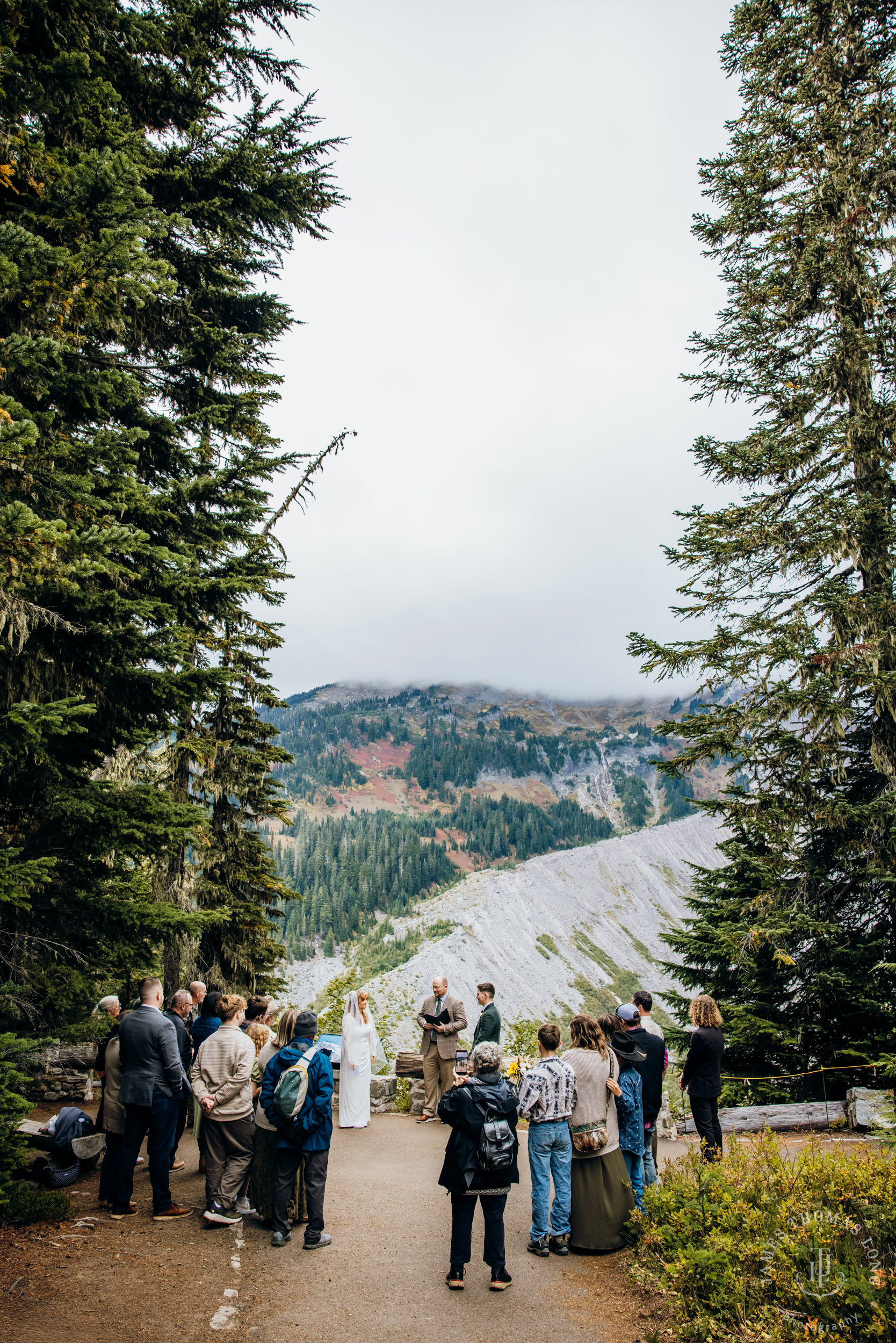 Mount Rainier elopement by Seattle adventure wedding photographer James Thomas Long Photography