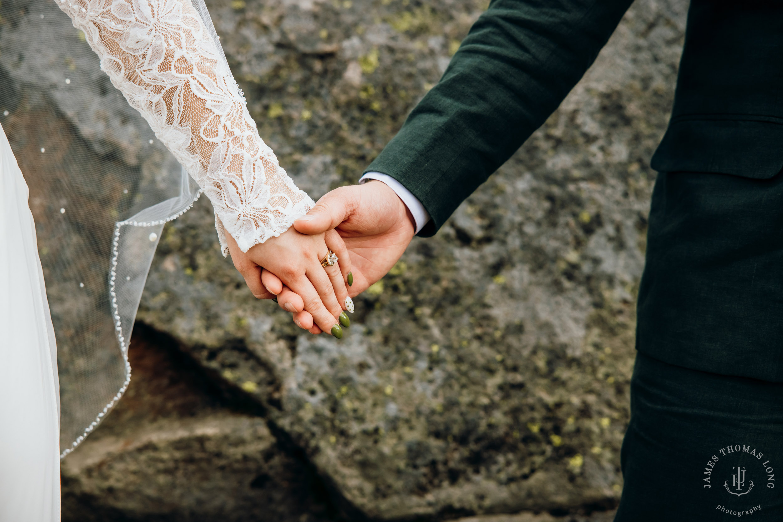 Mount Rainier elopement by Seattle adventure wedding photographer James Thomas Long Photography