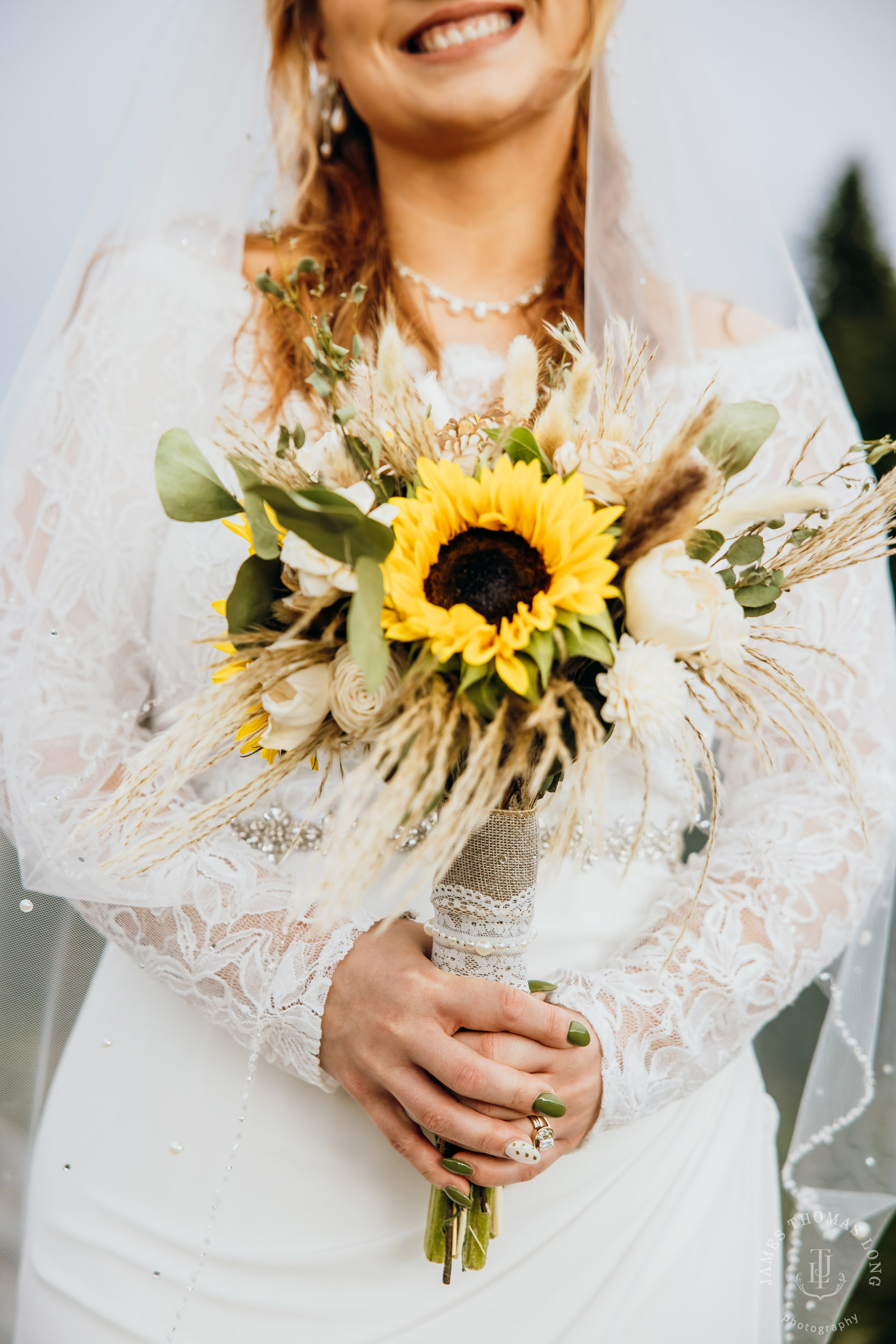 Mount Rainier elopement by Seattle adventure wedding photographer James Thomas Long Photography