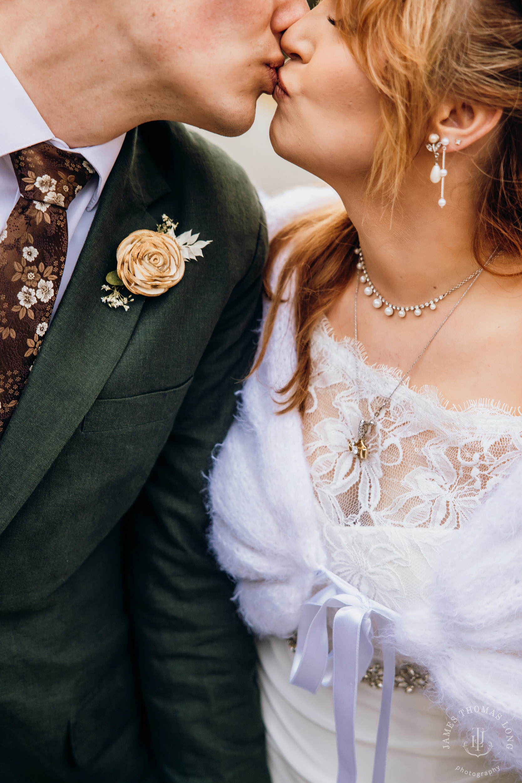 Mount Rainier elopement by Seattle adventure wedding photographer James Thomas Long Photography