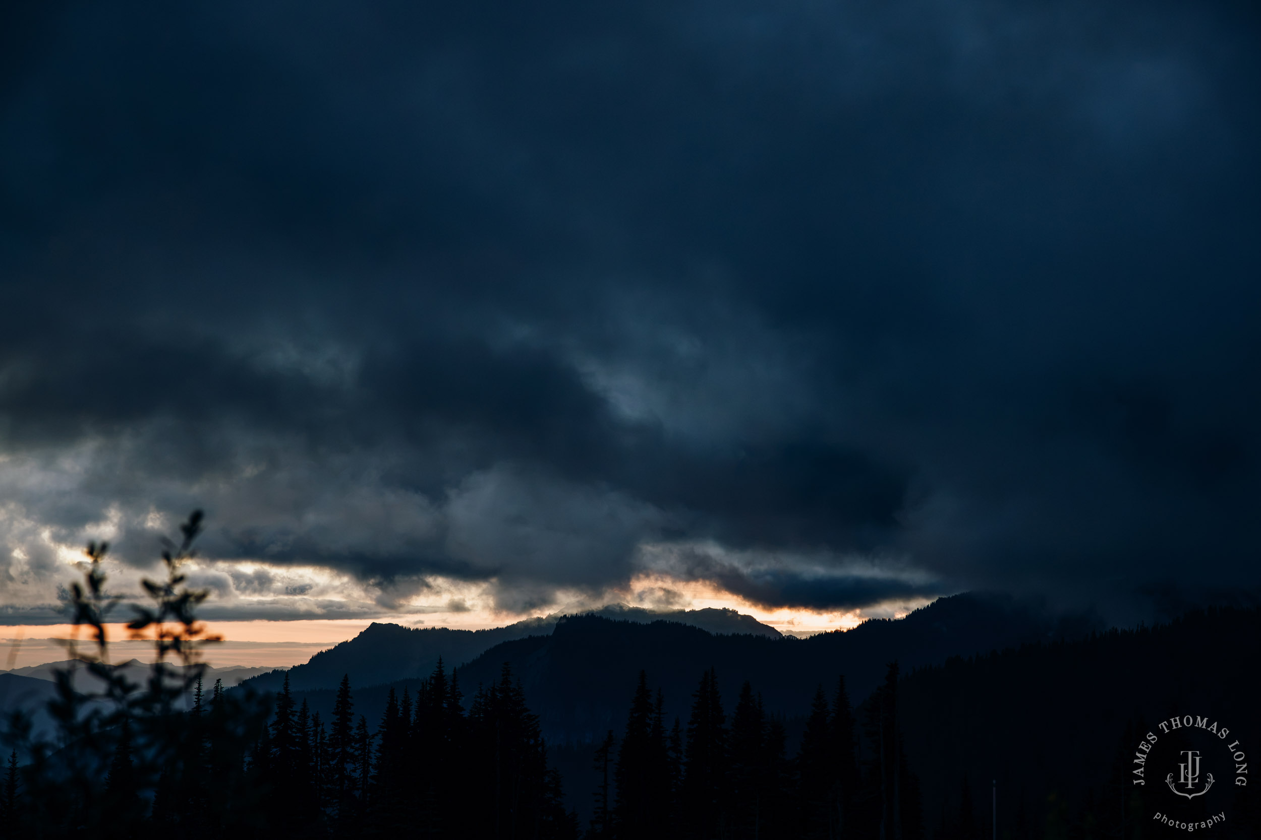 Mount Rainier elopement by Seattle adventure wedding photographer James Thomas Long Photography