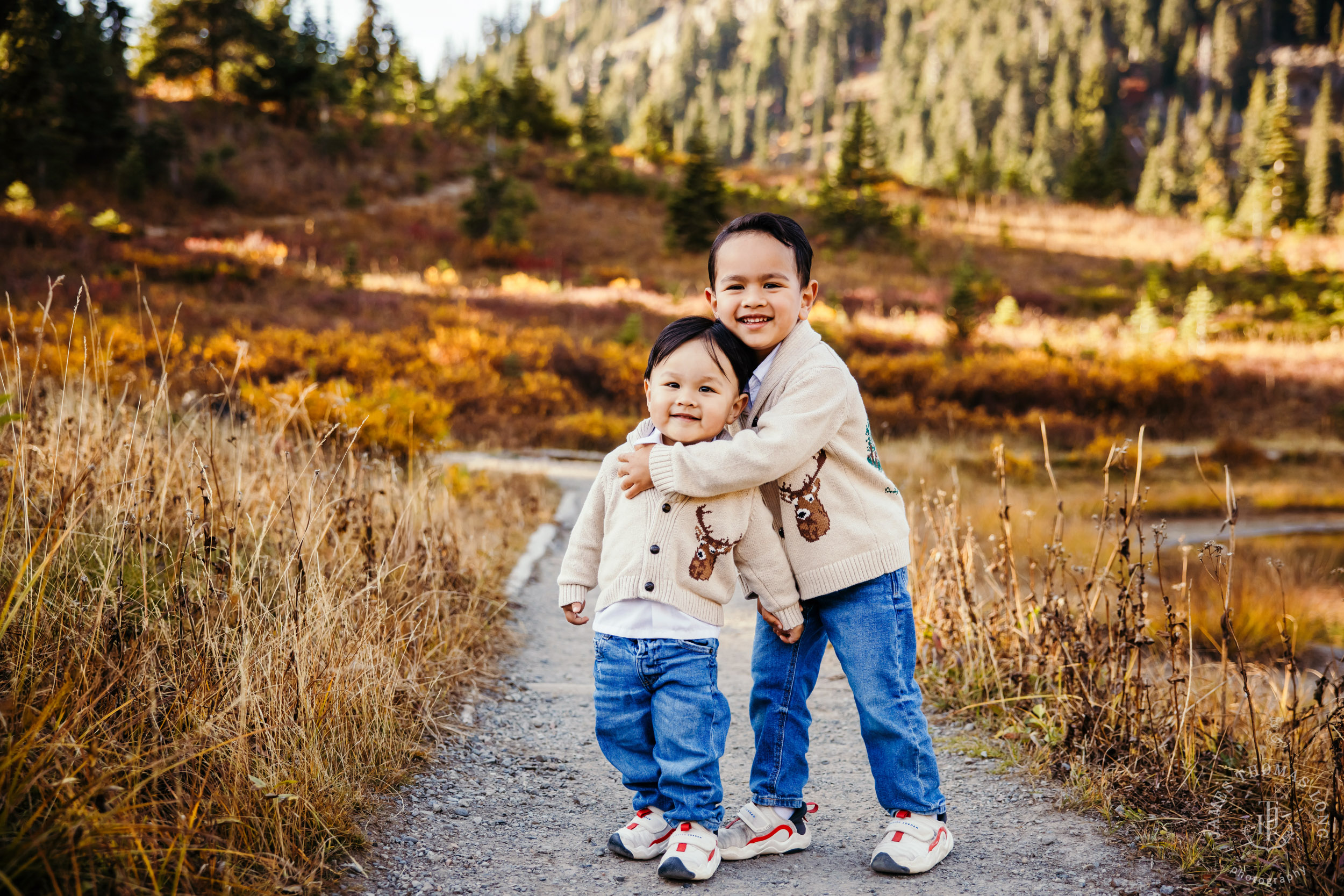 Mount Rainier family photography session by Bellevue family photographer James Thomas Long Photographya