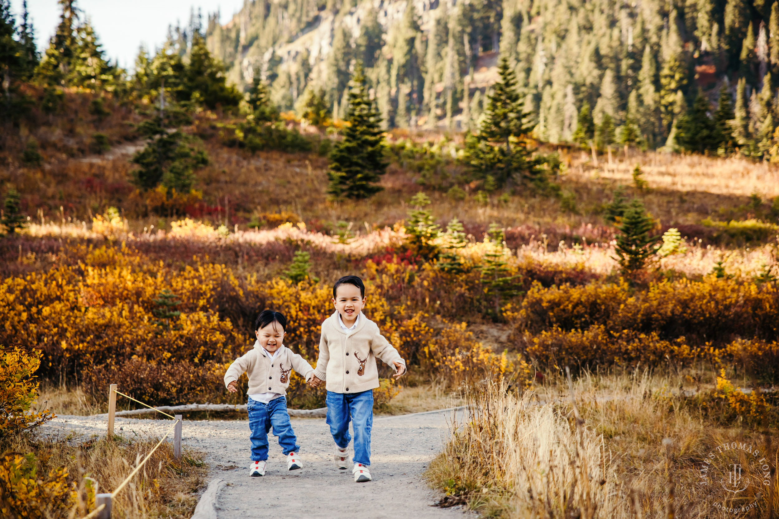 Mount Rainier family photography session by Bellevue family photographer James Thomas Long Photographya