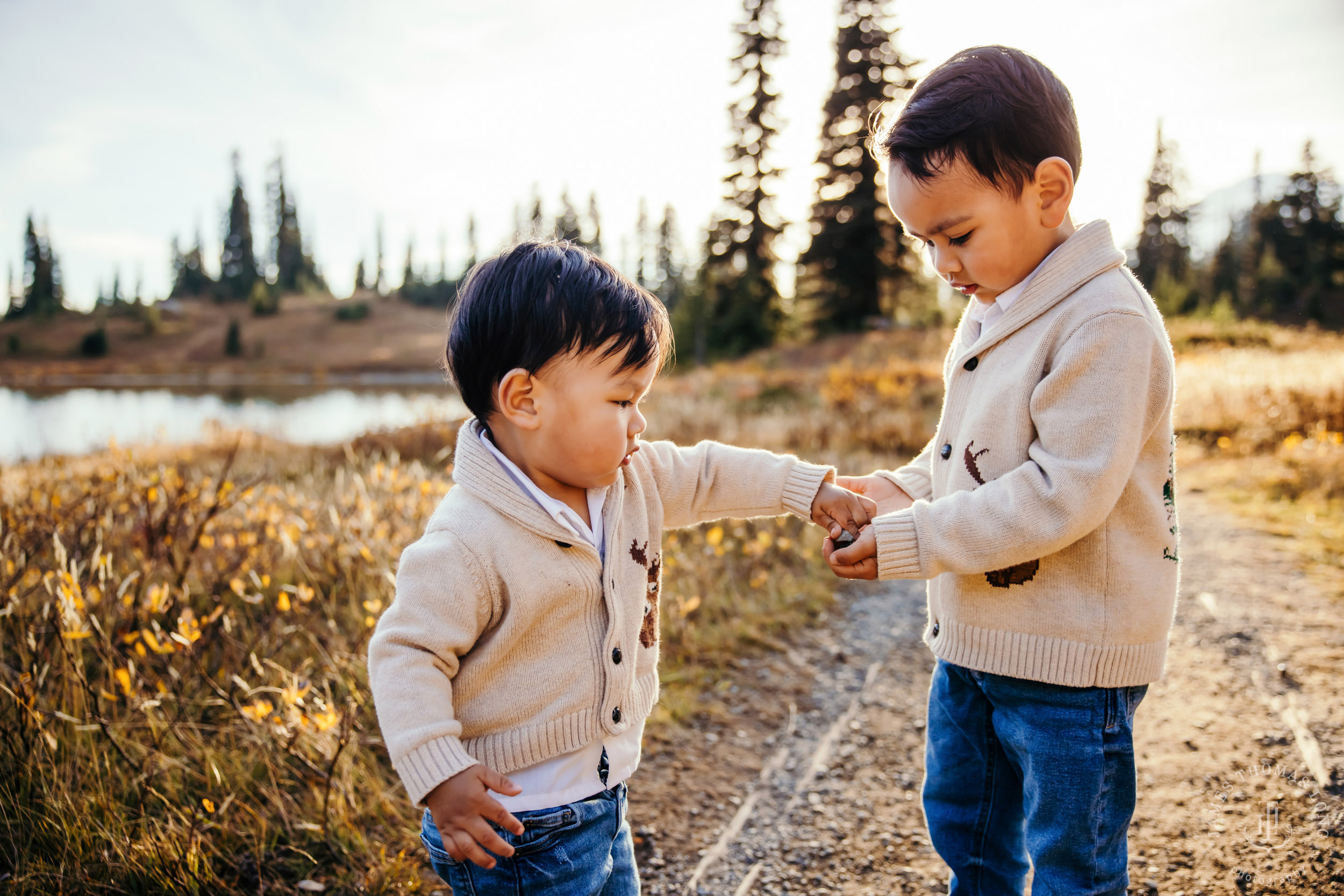 Mount Rainier family photography session by Bellevue family photographer James Thomas Long Photographya