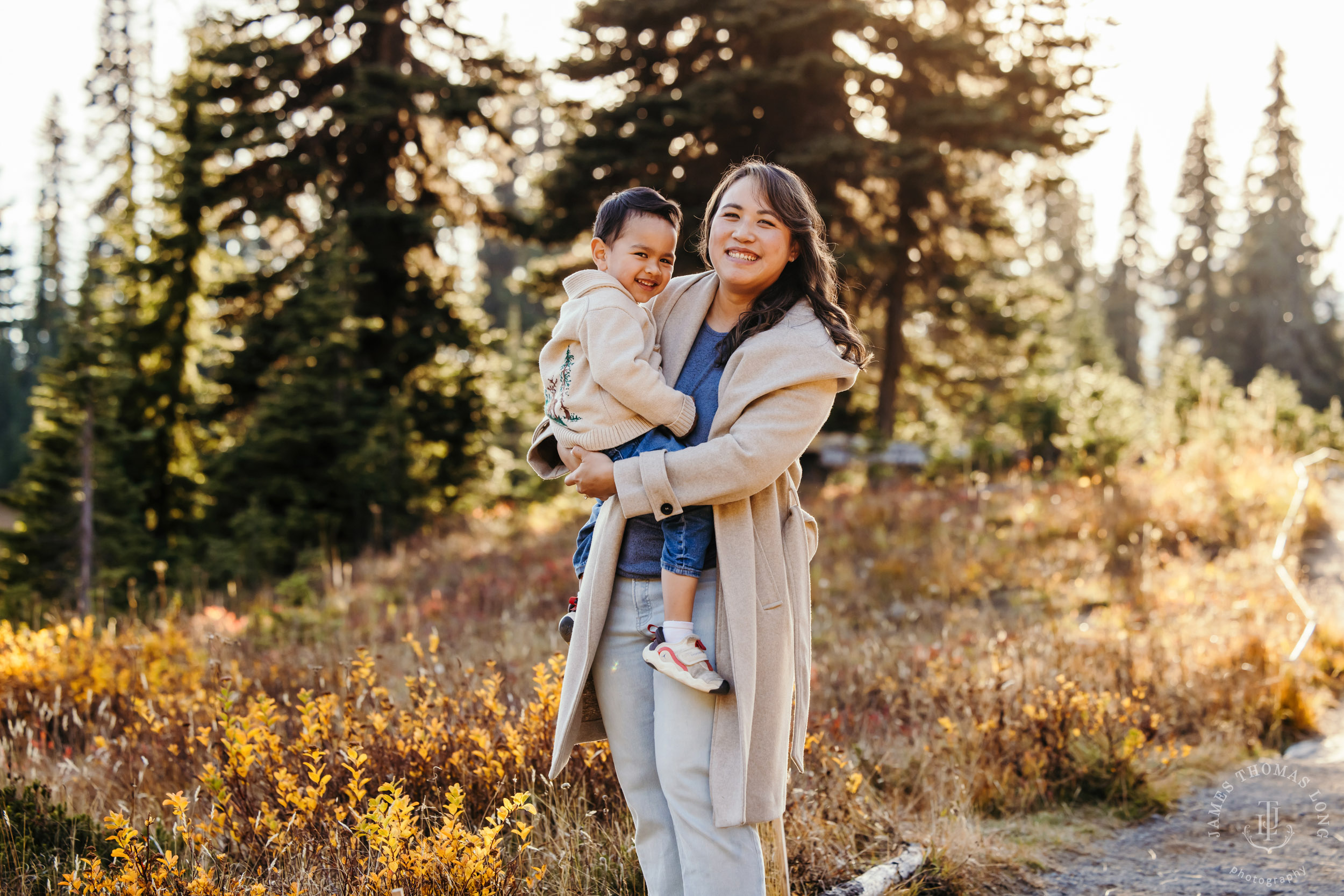 Mount Rainier family photography session by Bellevue family photographer James Thomas Long Photographya