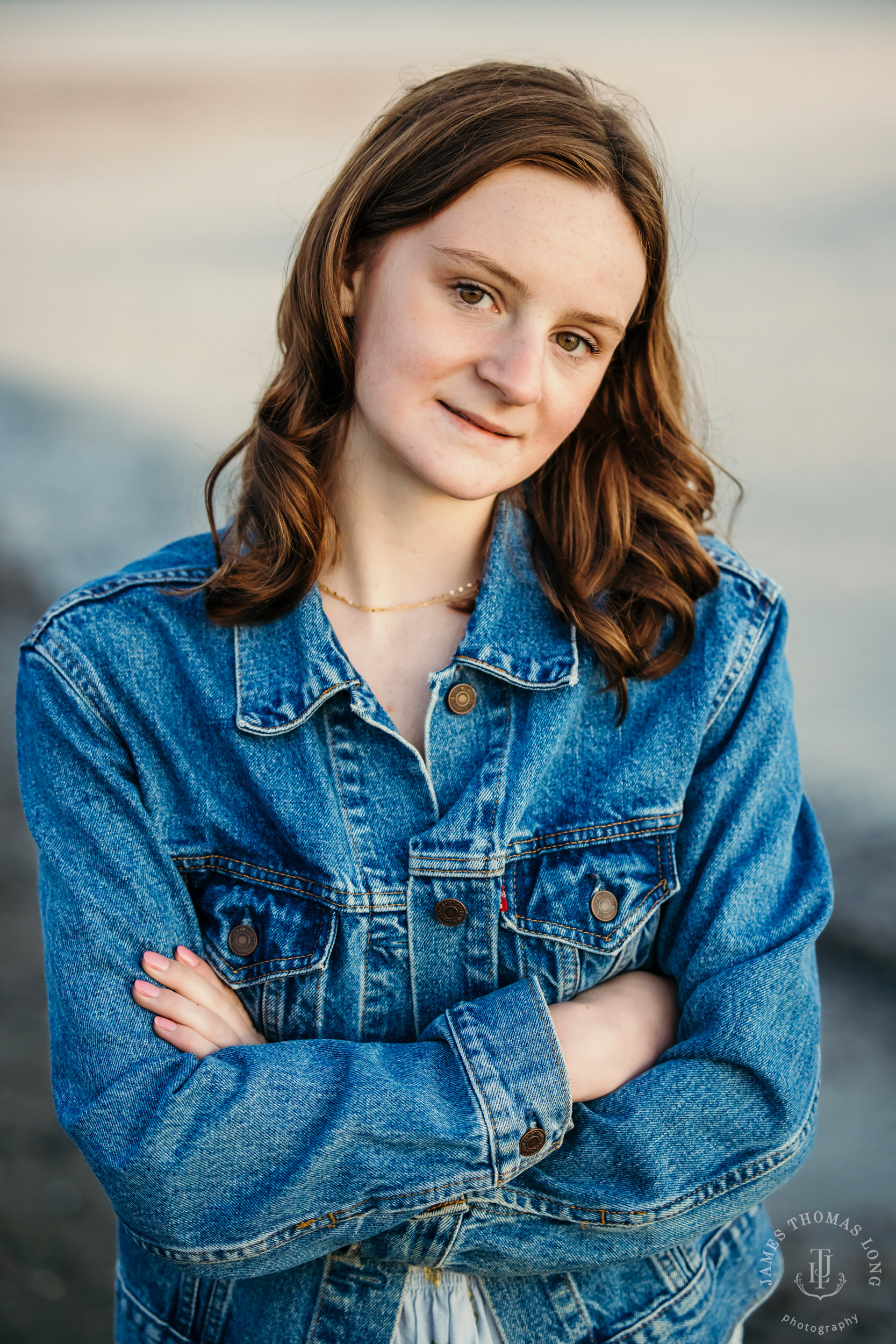 Seattle Discovery Park high school senior portrait session by Seattle senior portrait photographer James Thomas Long Photography