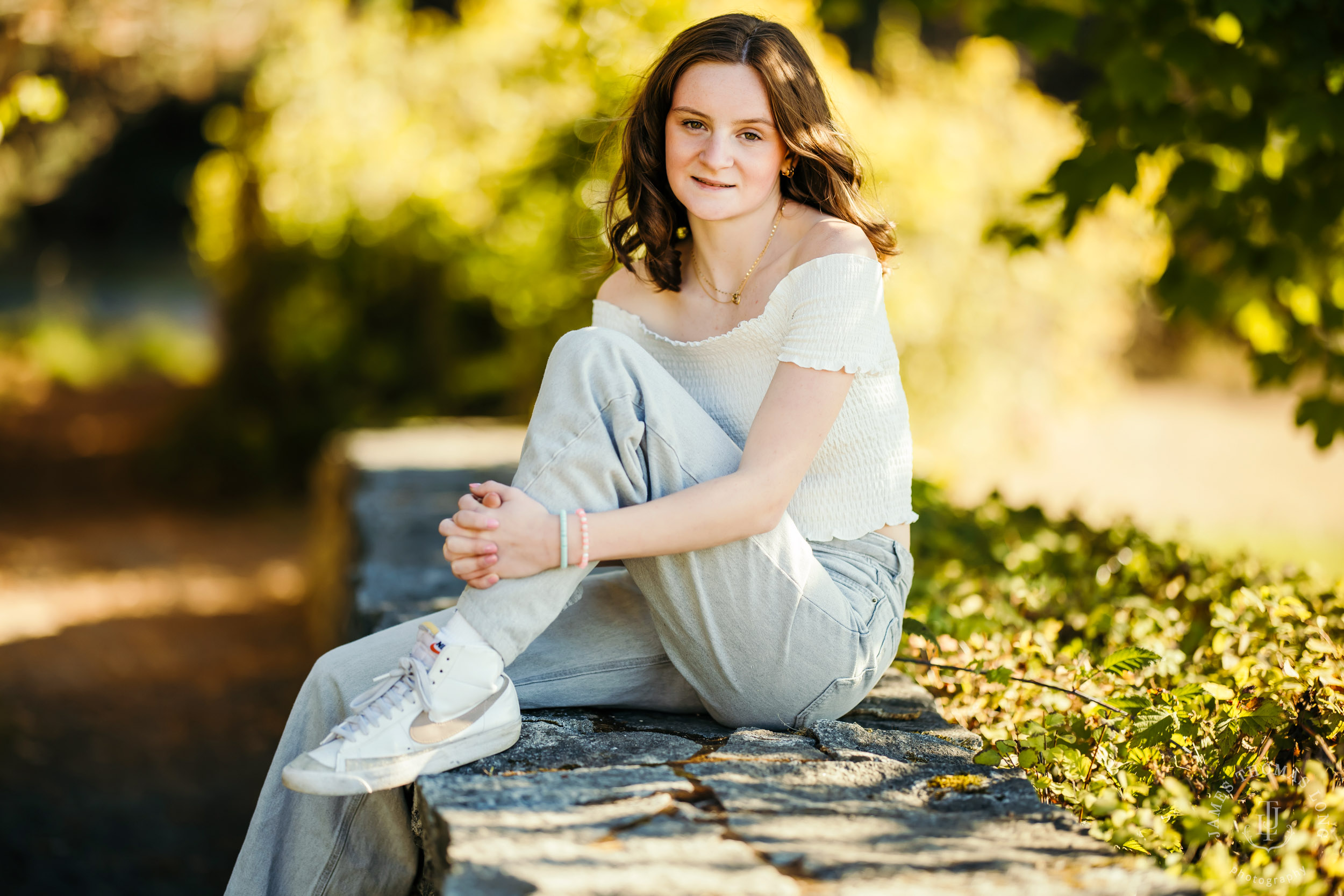 Seattle Discovery Park high school senior portrait session by Seattle senior portrait photographer James Thomas Long Photography