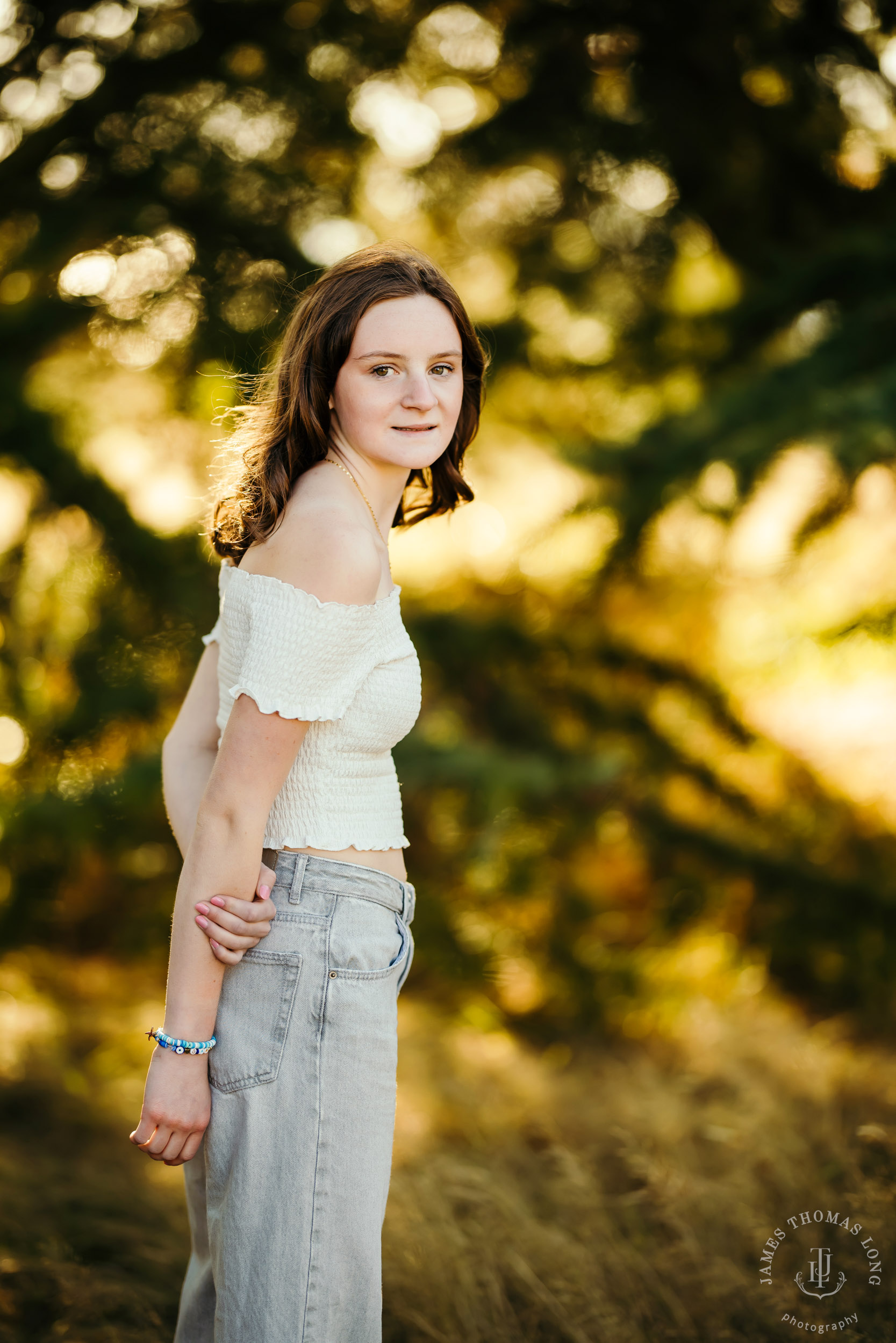 Seattle Discovery Park high school senior portrait session by Seattle senior portrait photographer James Thomas Long Photography