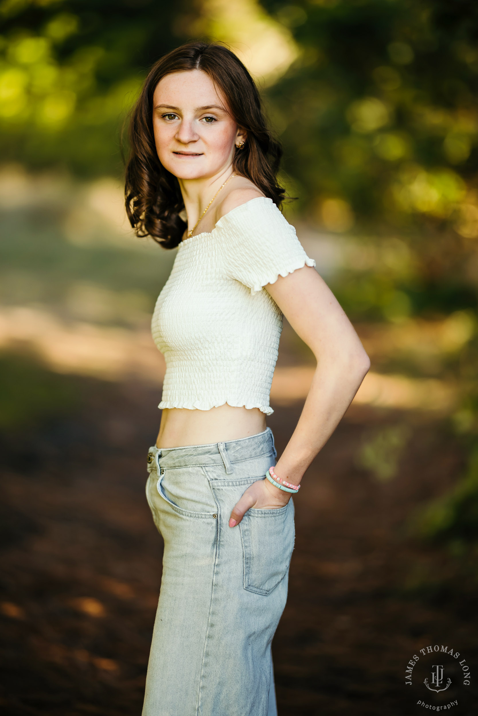 Seattle Discovery Park high school senior portrait session by Seattle senior portrait photographer James Thomas Long Photography