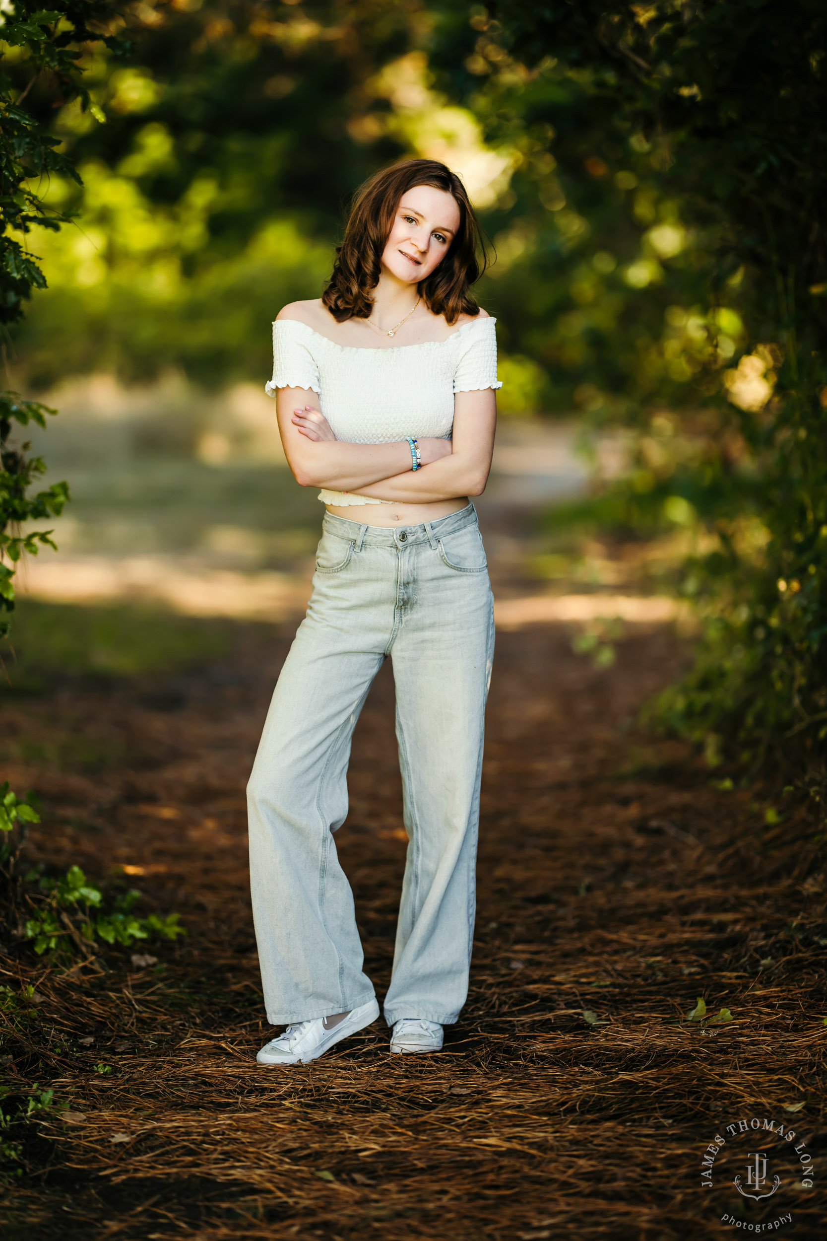 Seattle Discovery Park high school senior portrait session by Seattle senior portrait photographer James Thomas Long Photography