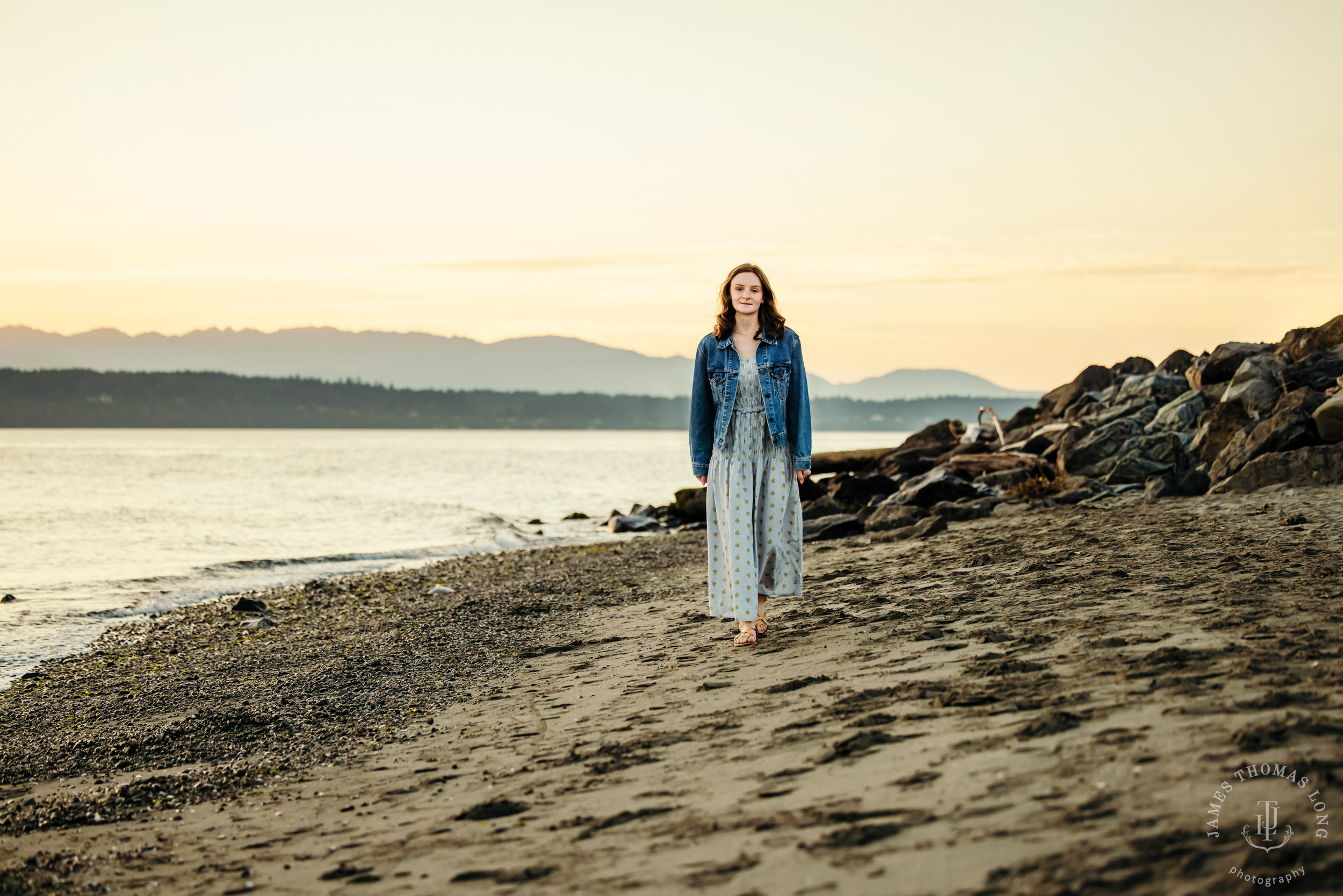 Seattle Discovery Park high school senior portrait session by Seattle senior portrait photographer James Thomas Long Photography