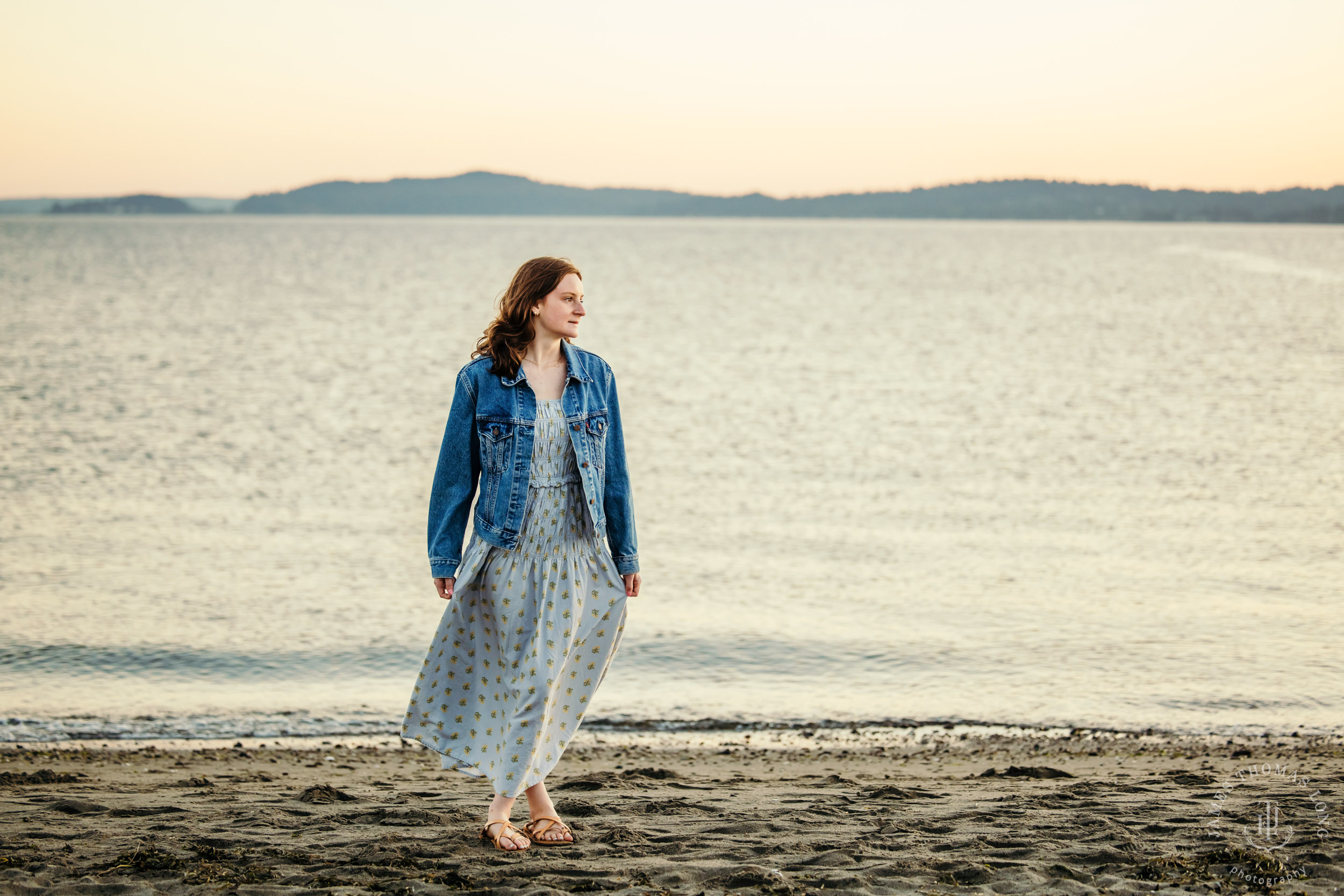 Seattle Discovery Park high school senior portrait session by Seattle senior portrait photographer James Thomas Long Photography